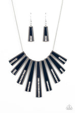 Load image into Gallery viewer, Paparazzi- FAN-tastically Deco Blue Necklace
