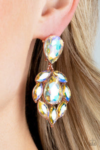 Paparazzi- Galactic Go-Getter Copper Post Earring