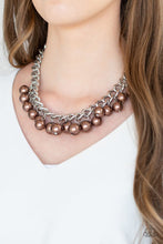 Load image into Gallery viewer, Paparazzi- Get Off My Runway Brown Necklace
