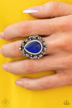 Load image into Gallery viewer, Paparazzi- Iridescently Icy Blue Ring
