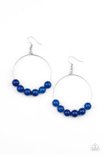 Load image into Gallery viewer, Paparazzi- Let It Slide Blue Earring
