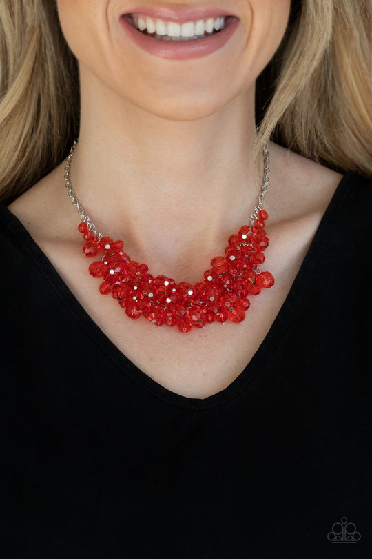 Paparazzi- Let The Festivities Begin Red Necklace