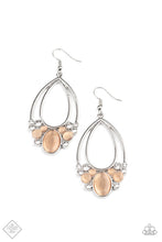 Load image into Gallery viewer, Paparazzi- Look Into My Crystal Ball Orange Earring
