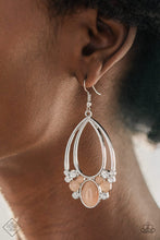 Load image into Gallery viewer, Paparazzi- Look Into My Crystal Ball Orange Earring

