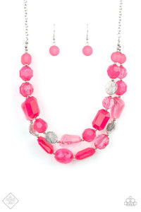 Paparazzi- Oceanic Opulence Pink Necklace