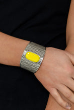 Load image into Gallery viewer, Paparazzi- Poshly Pharaoh Yellow Bracelet
