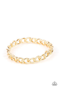 Paparazzi- Rebel Radar Gold Bracelet