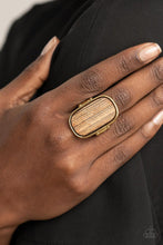 Load image into Gallery viewer, Paparazzi- Reclaimed Refinement Gold Ring
