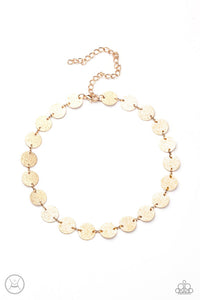 Paparazzi- Reflection Detection Gold Choker