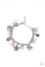 Load image into Gallery viewer, Paparazzi- Retreat into Romance Purple Bracelet
