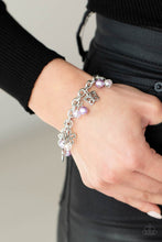 Load image into Gallery viewer, Paparazzi- Retreat into Romance Purple Bracelet
