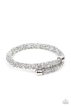 Load image into Gallery viewer, Paparazzi- Roll Out The Glitz Silver Bracelet
