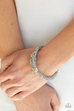 Load image into Gallery viewer, Paparazzi- Roll Out The Glitz Silver Bracelet
