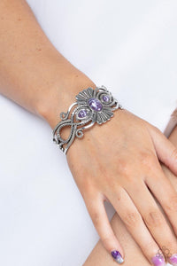 Paparazzi- Rural Rumination Purple Bracelet