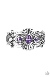 Paparazzi- Rural Rumination Purple Bracelet