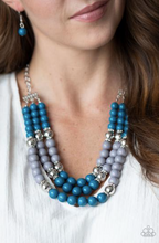 Load image into Gallery viewer, Paparazzi- BEAD Your Own Drum Blue Necklace
