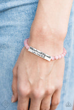 Load image into Gallery viewer, Paparazzi- So She Did Pink Bracelet
