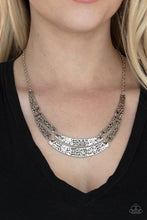 Load image into Gallery viewer, Paparazzi- Stick To The ARTIFACTS Silver Necklace
