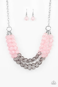 Paparazzi- Summer Ice Pink Necklace