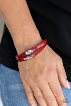 Load image into Gallery viewer, Paparazzi- Tahoe Tourist Red Bracelet
