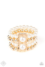 Load image into Gallery viewer, Paparazzi- WEALTH-Conscious Gold Bracelet
