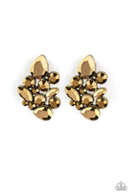 Load image into Gallery viewer, Paparazzi- Galaxy Glimmer Brass Post Earring
