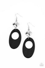 Load image into Gallery viewer, Paparazzi- Retro Reveal Black Earring
