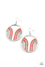 Load image into Gallery viewer, Paparazzi- Delightfully Deco Red Earring
