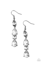Load image into Gallery viewer, Paparazzi- Raise Your Glass to Glamorous Black Earring
