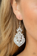 Load image into Gallery viewer, Paparazzi- Royal Hustle White Earring
