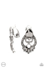 Load image into Gallery viewer, Paparazzi- Glamour Gauntlet Silver Clip-On Earring
